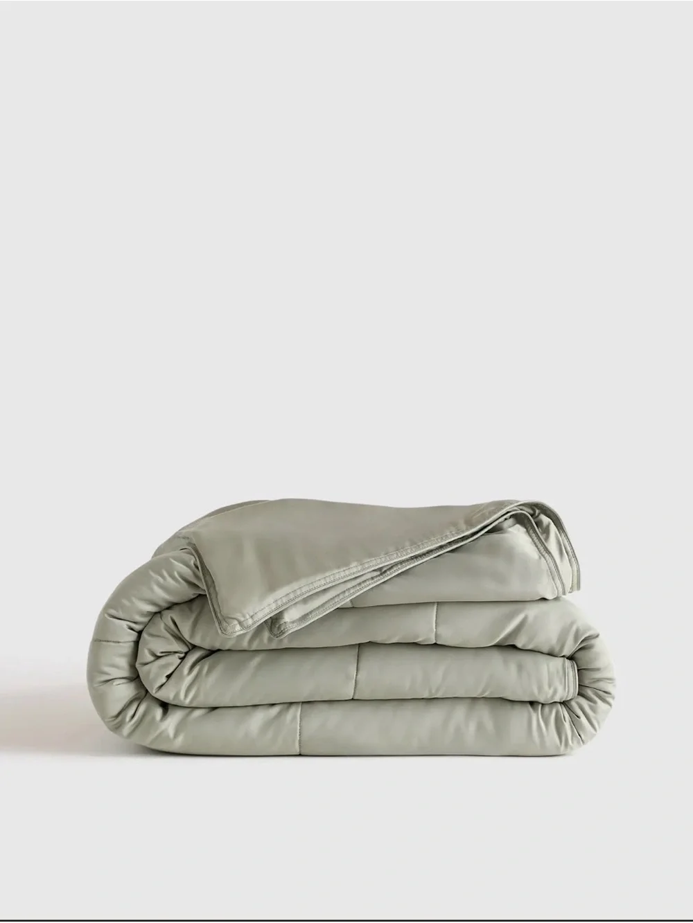 Quince Bamboo Comforter lightweight – Twin – Sage – New Without Tags - OOS Onlin